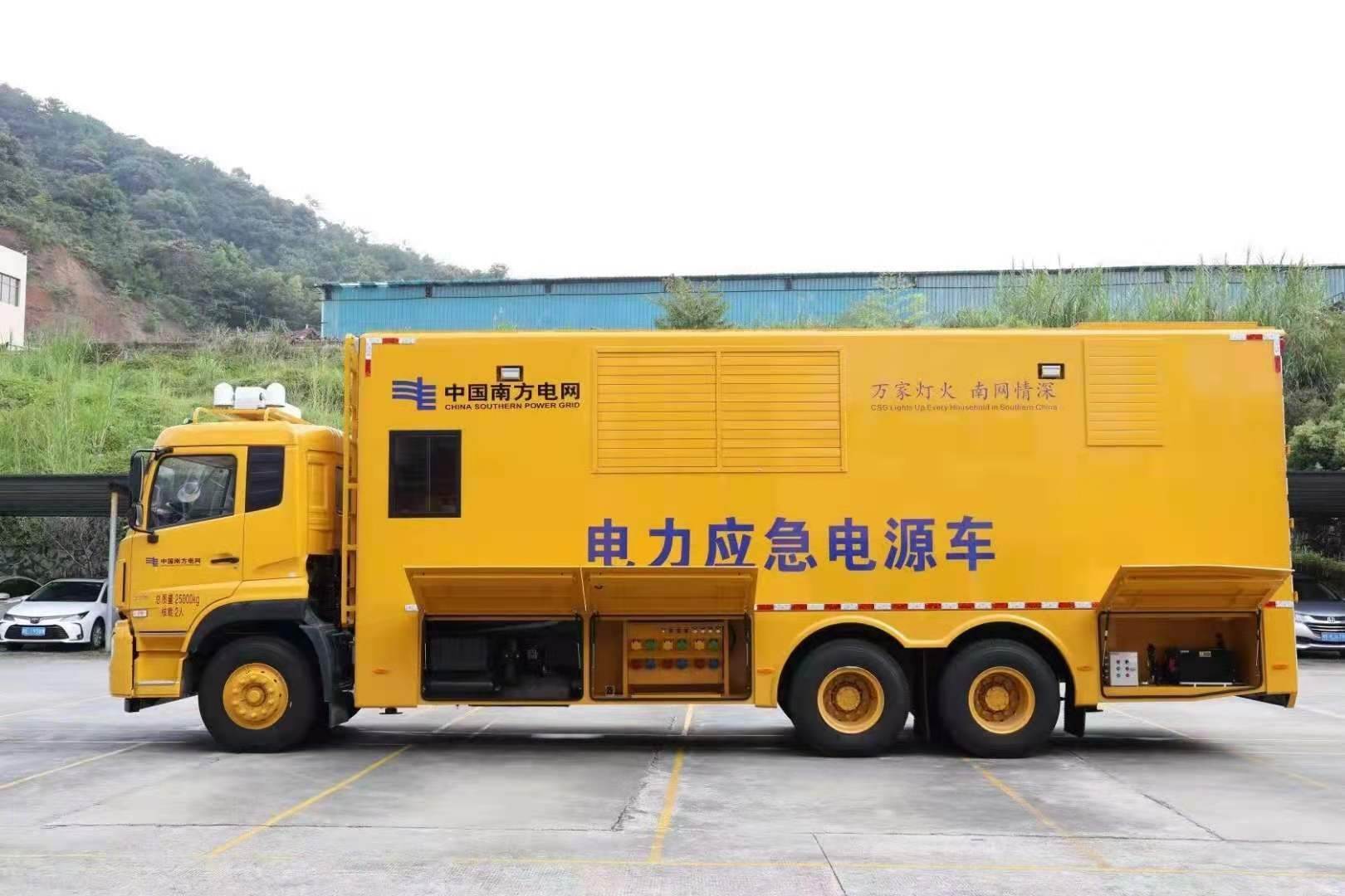 长寿安康大型柴油发电机发电车UPS电源出租租赁